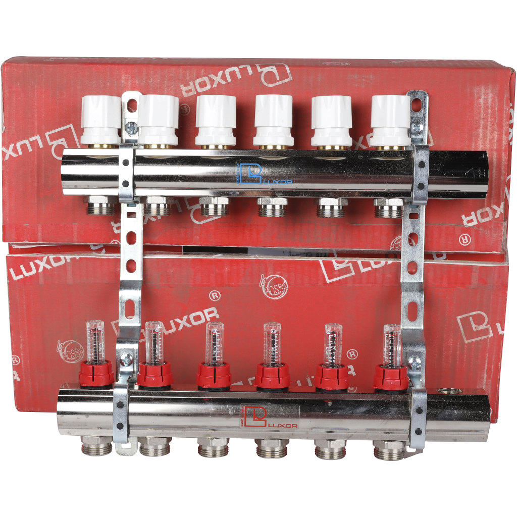 Коллектор в сборе с расходомерами LUXOR CD 477/6, 15662706N