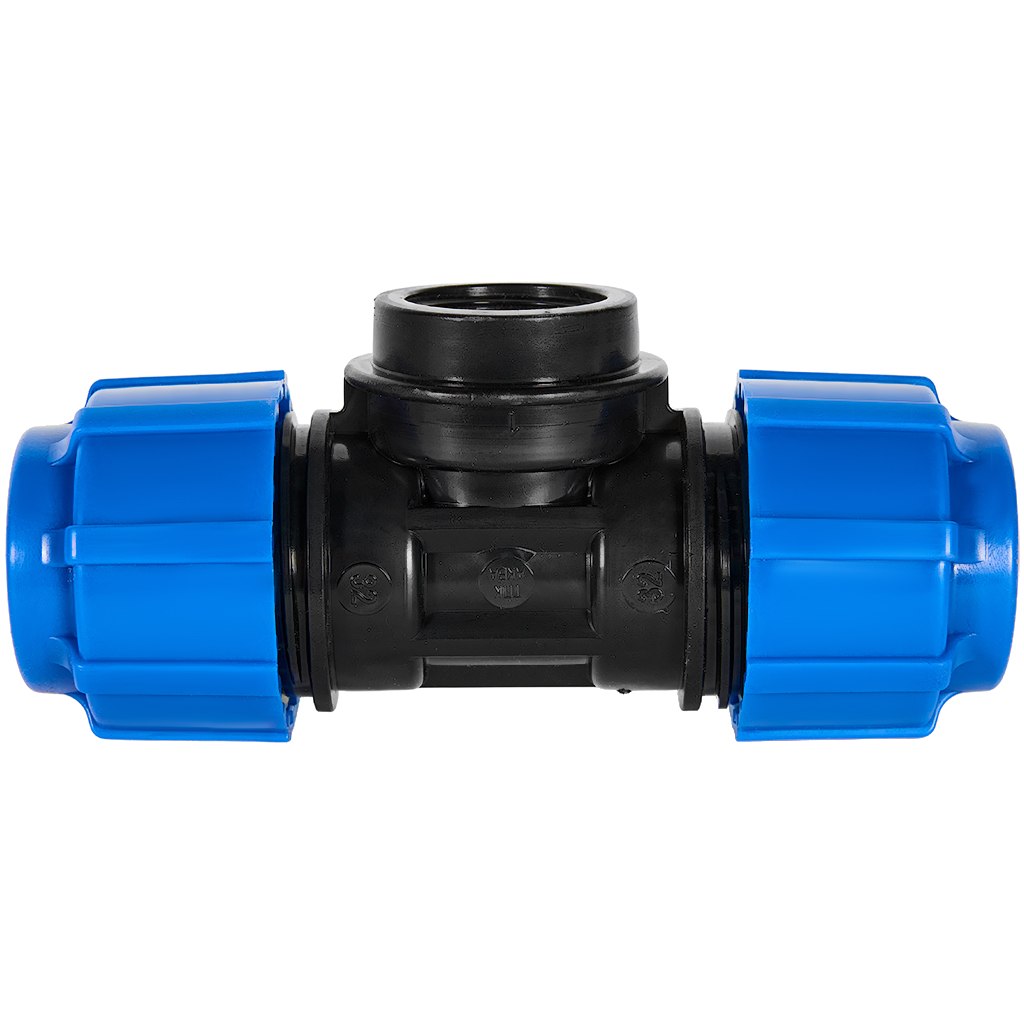 Тройник ПНД Политэк с внутренней резьбой 32х1х32 ТПК-АКВА, 52320132