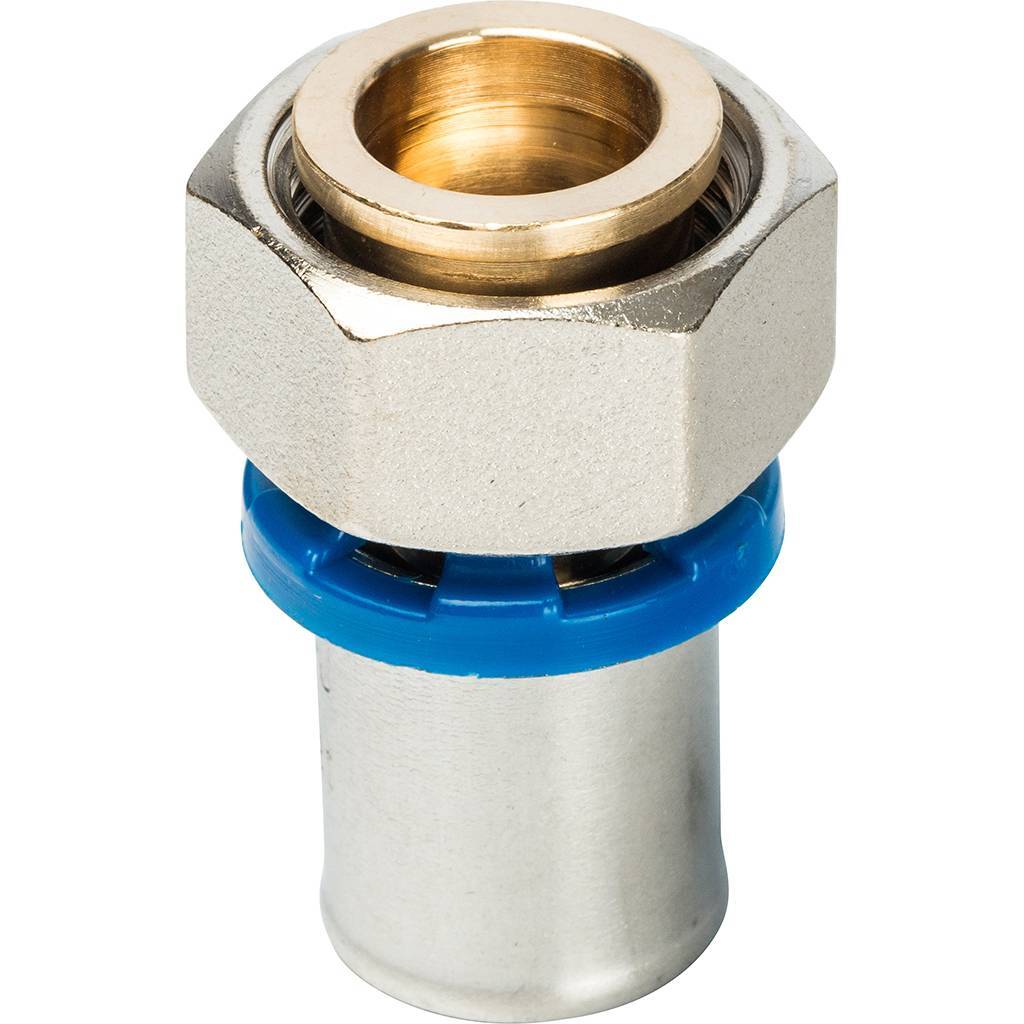 Переходник Prandelli Multyrama с накидной гайкой 16 х 2,0 х 1/2 профиль H, TH, U, 509.15.51.6