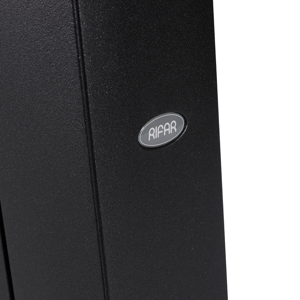 Радиатор биметаллический RIFAR SUPReMO 350 8 секций боковое подключение (цвет: Антрацит), 4RS35-8-AN