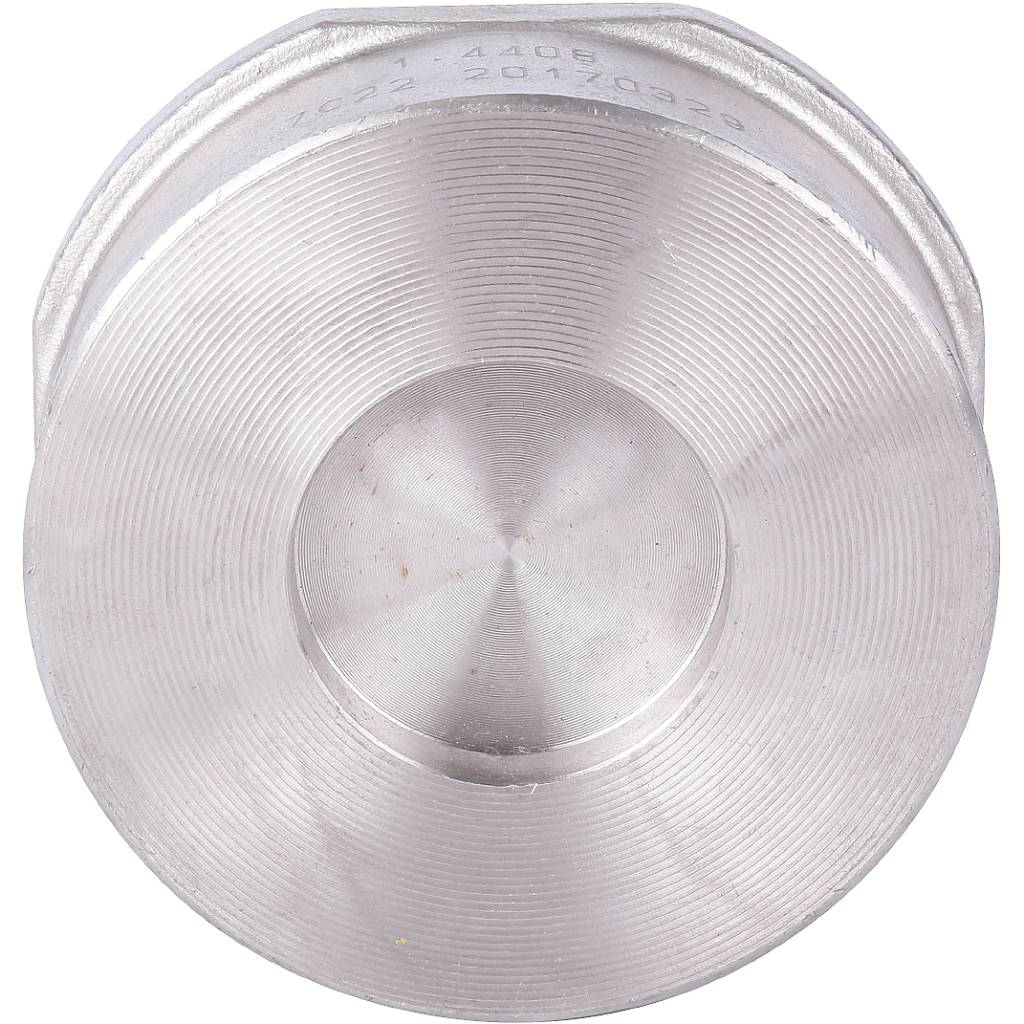 Клапан обратный пружинный ZETKAMA 275I Ду40 Ру40 межфланцевый из нерж. стали, 275I040E51