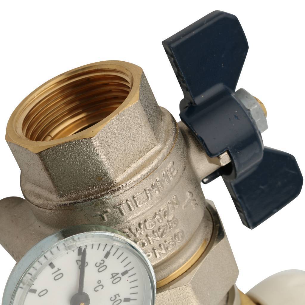 Коллектор в сборе на 12 выходов TIEMME 1х3/4 ЕК, 3870049(3875G060512)