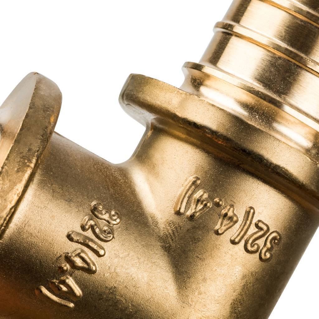 Тройник STOUT равнопроходный 32x32x32 для труб из сшитого полиэтилена аксиальный