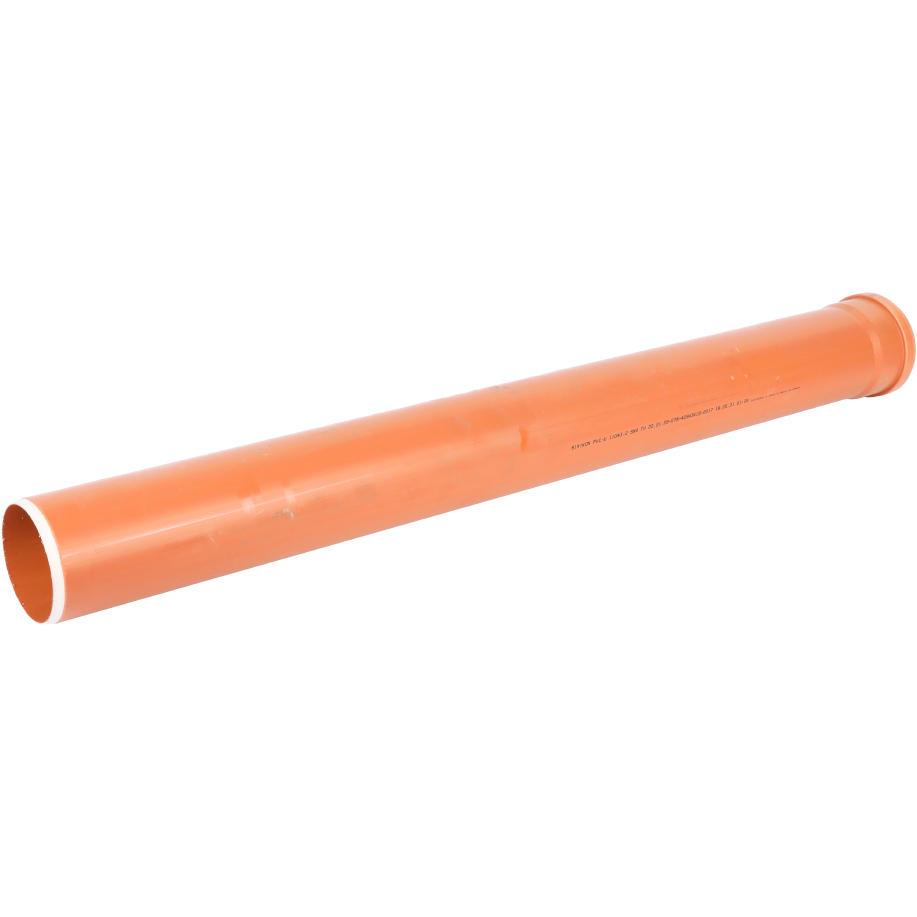 Труба для наружной канализации Sinikon НПВХ D110x3,2 SN4 (Длина: 1000 мм), 20015.R