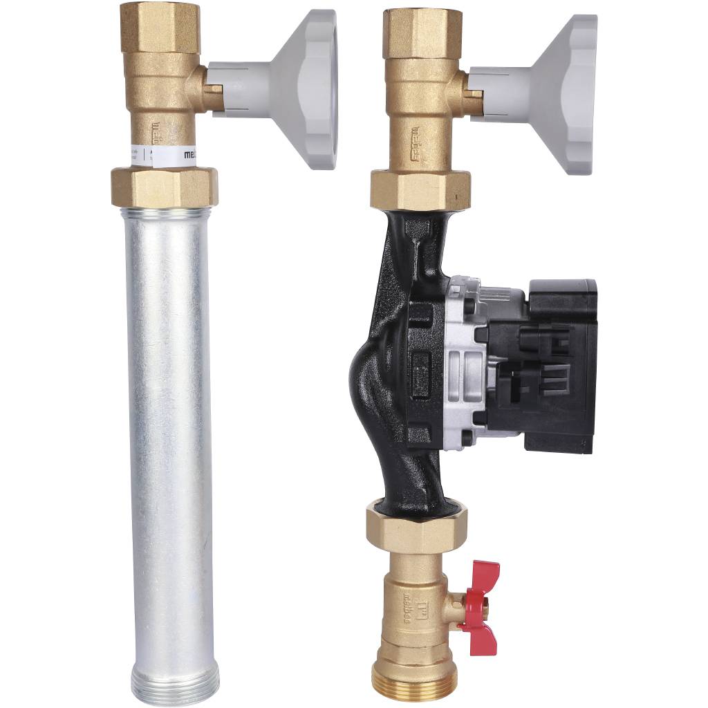 Группа насосная Meibes, поколение 8, UK с нас. Grundfos UPM3 Hybrid 25-70* , прямой контур, 1, M66811.36