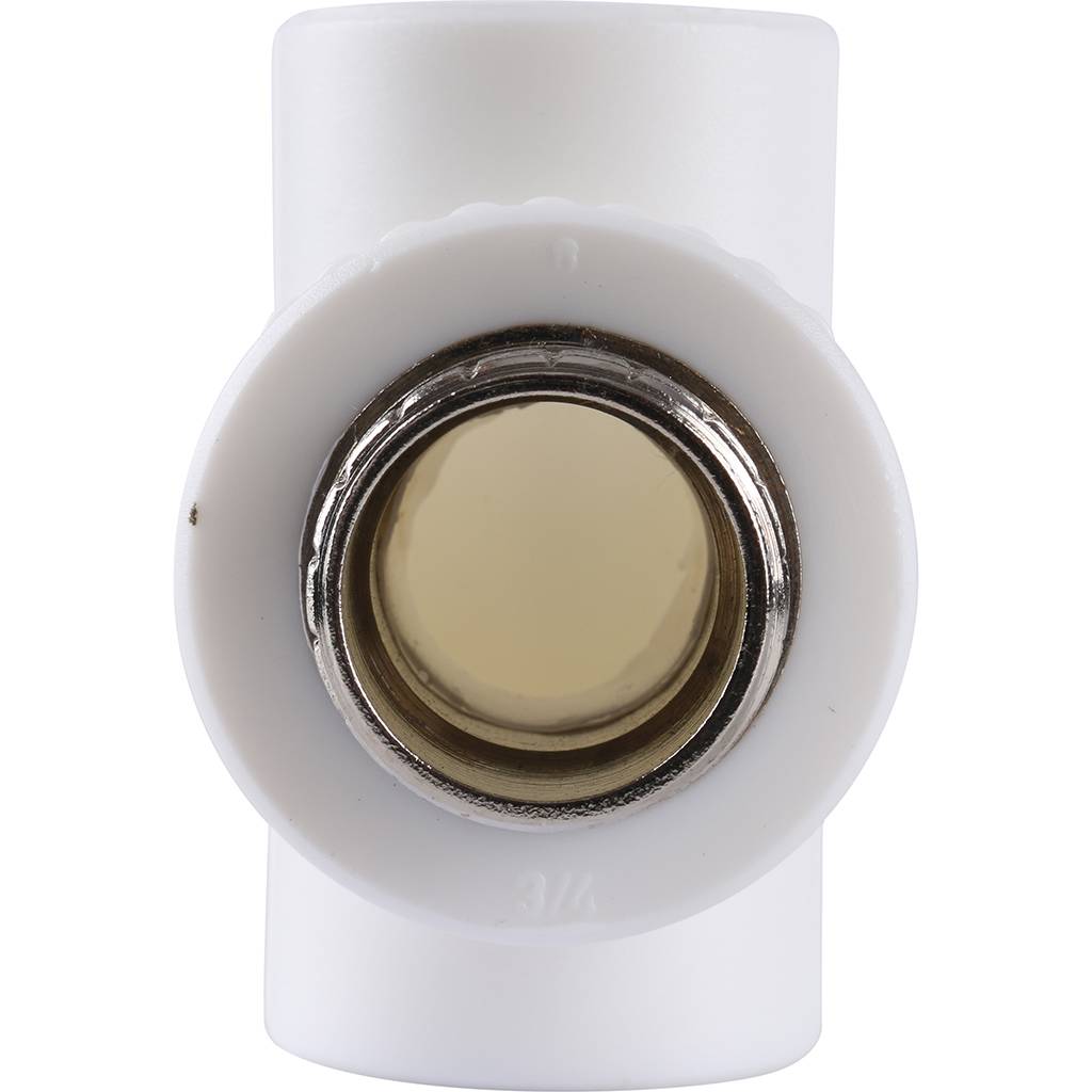 Тройник Kalde с наружной резьбой для полипропиленовых труб 25x3/4, 3222-tmo-250c25