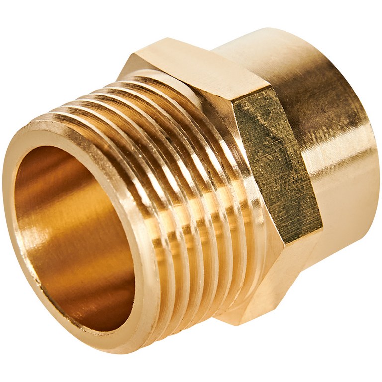 Переход JINTIAN ВП-НР 22x3/4 из латуни под пайку, JT-142432234