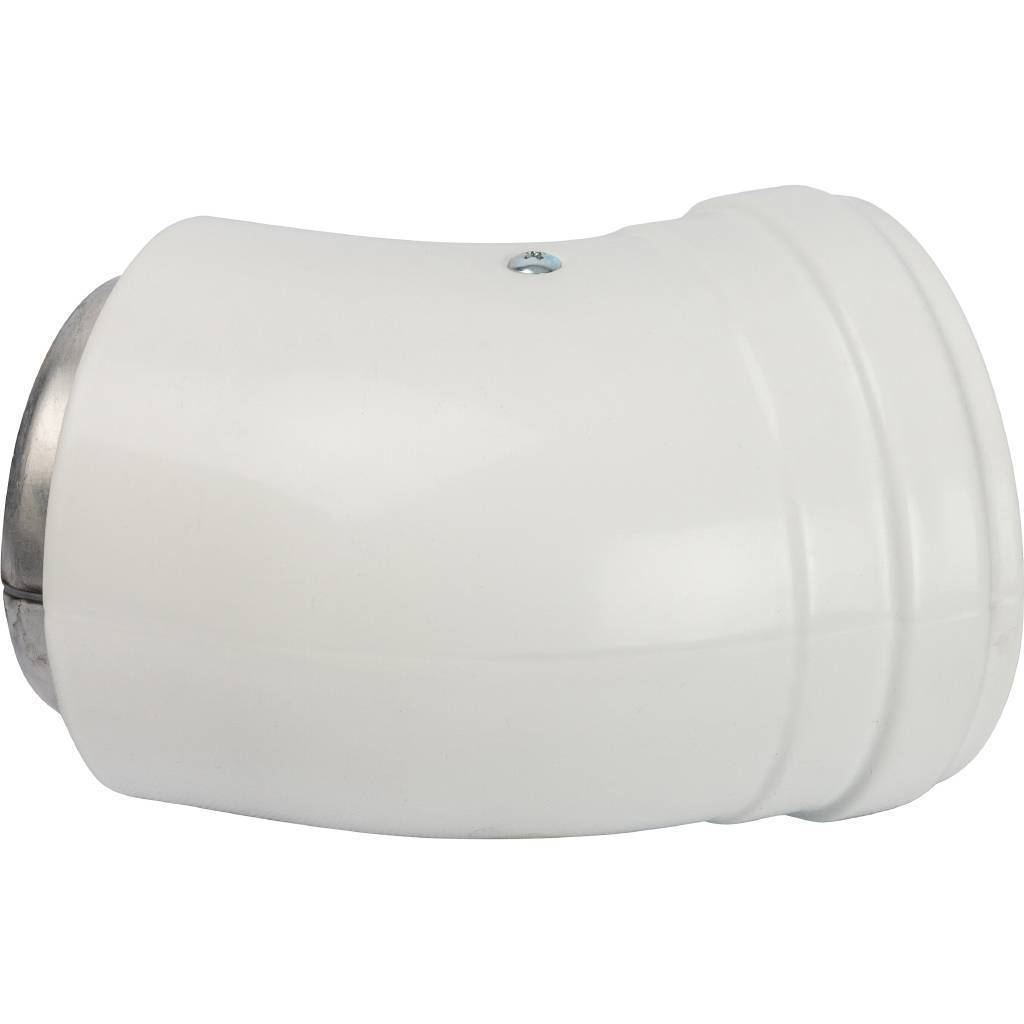 *SCA-0080-800045 STOUT элемент дымохода DN 80 отвод 45° утепленный п/м, SCA-0080-800045