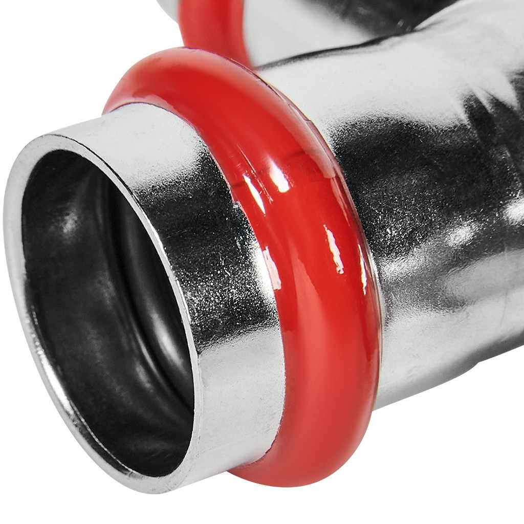 Тройник ROMMER равнопроходной ВПр, 22, из нержавеющей стали прессовой, RSS-1013-000022