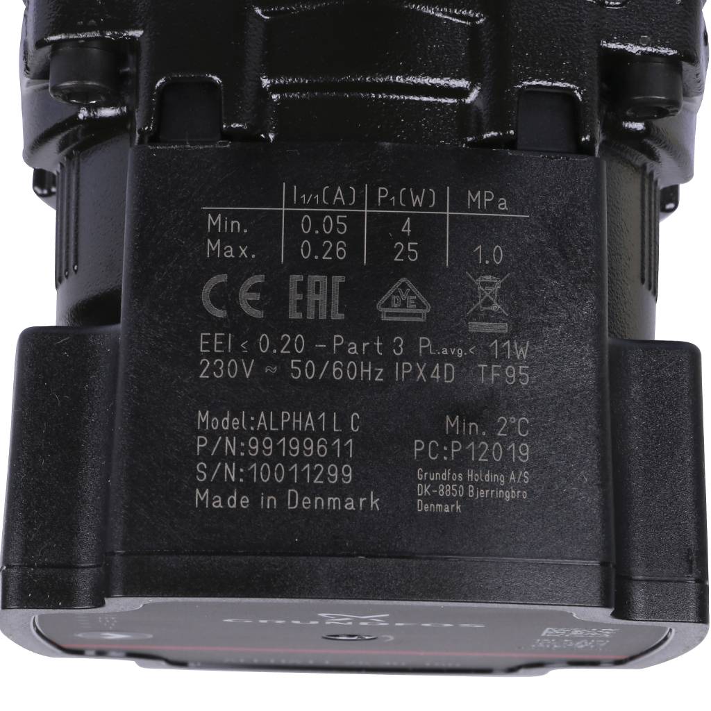 Насос Grundfos ALPHA1 L 25-60 180 1x230V 50Hz 6H RU, 99199612