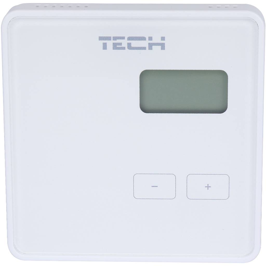 Беспроводной двухпозиционный комнатный терморегулятор (белый) TECH R-8b, WG.11.0529