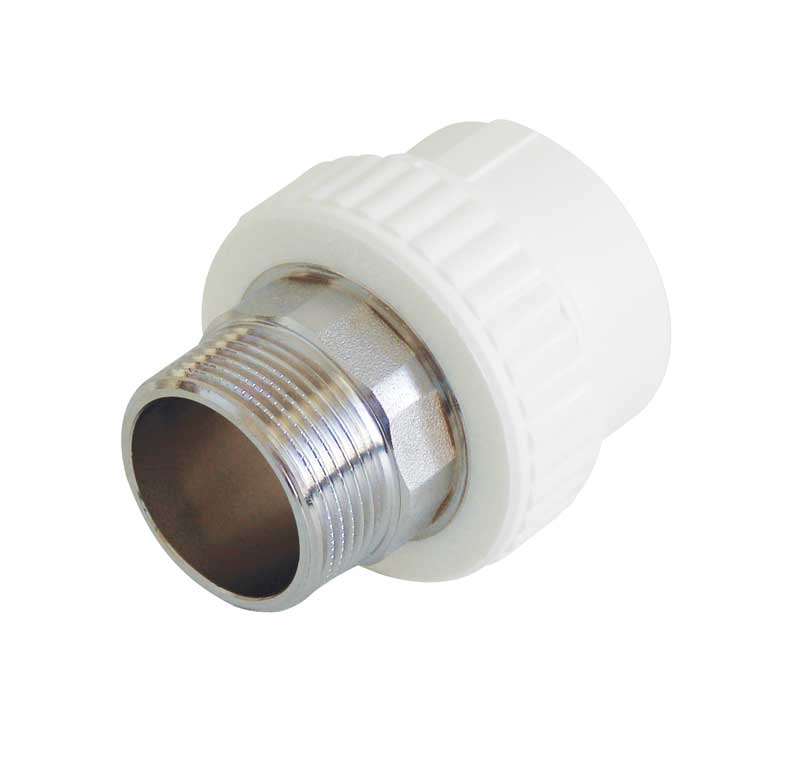 Муфта комбинированная Kalde под шестигранник (наруж. резьба, 75x2 1/2 ) для полипропиленовых труб под сварку, 3222-nmo-752b06