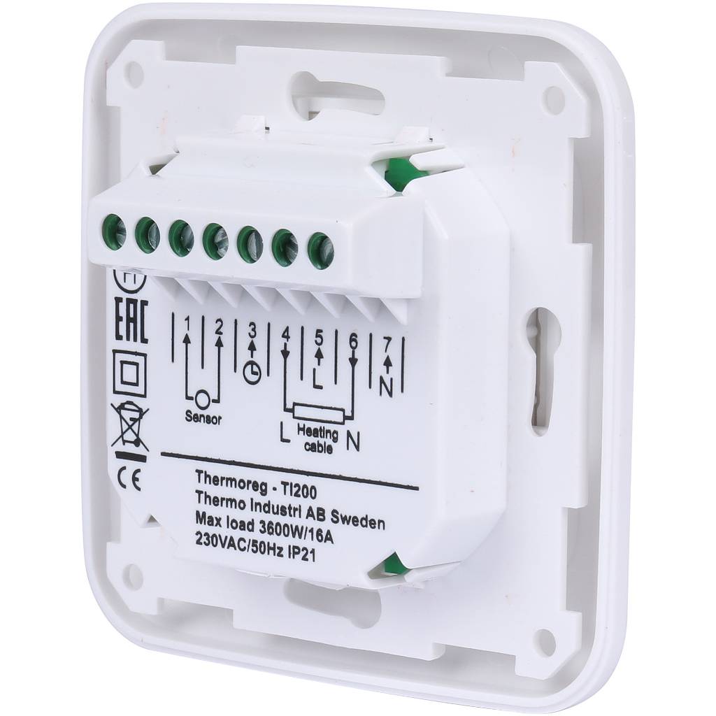 Терморегулятор THERMO Thermoreg от +5 до +40 16А, TI-200