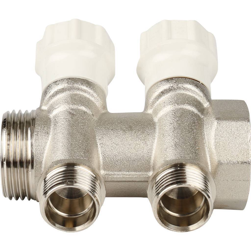 Коллектор распределительный регулируемый Itap 465/2 (1 x 1/2, 2 выхода)