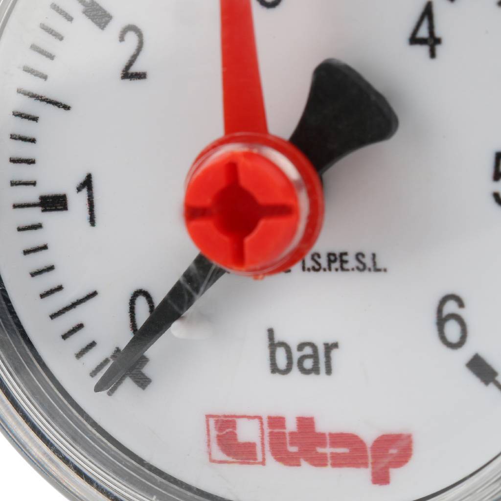 Манометр ITAP осевое подключение 483R 1/4