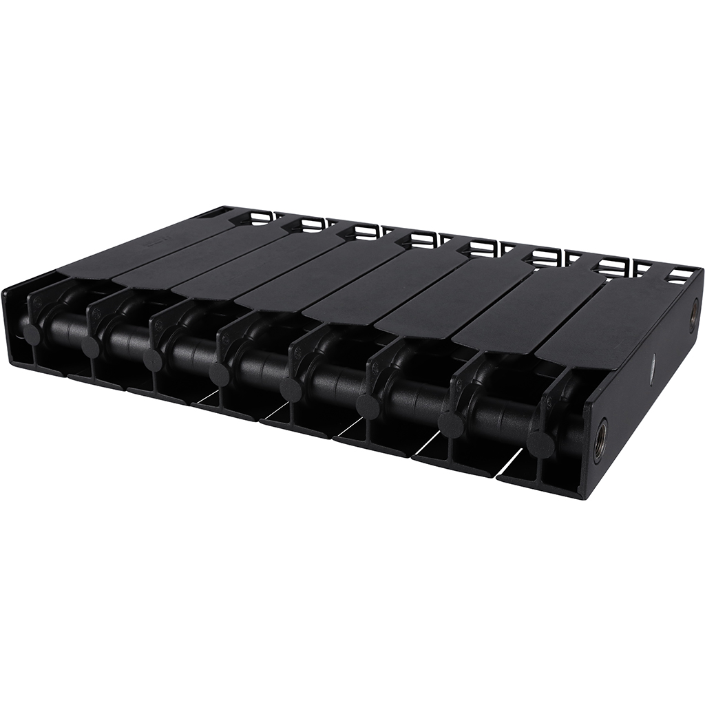 Радиатор биметаллический RIFAR SUPReMO 350 8 секций боковое подключение (цвет: Антрацит), 4RS35-8-AN