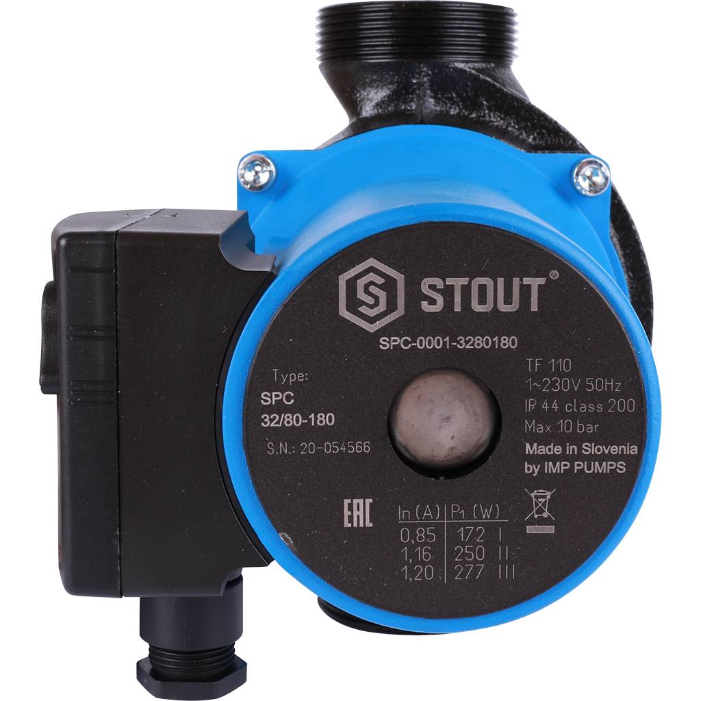 Насос циркуляционный STOUT 32/80-180, SPC-0001-3280180