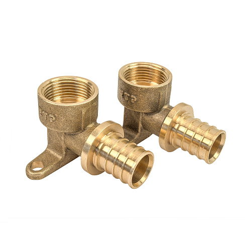 Водорозетка аксиальная, латунь, внутренняя резьба,25х3/4, желтый, RTP