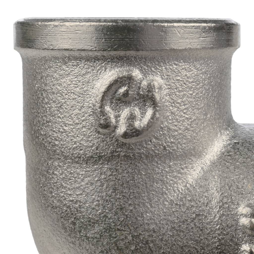 Угольник STOUT с креплением ВР никелированный 1/2, SFT-0039-000012