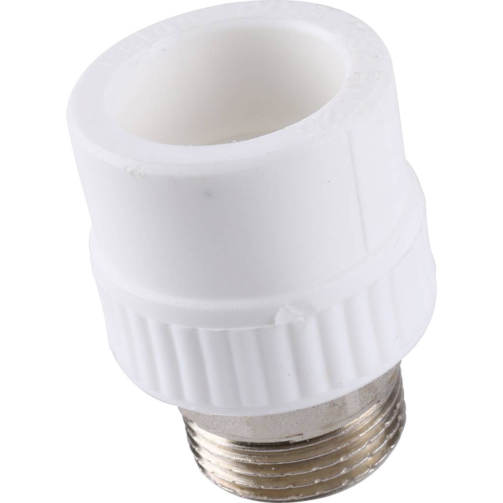 Муфта комбинированная Kalde под шестигранник (наруж. резьба, 32x1 ) для полипропиленовых труб под сварку, 3222-nmo-321006