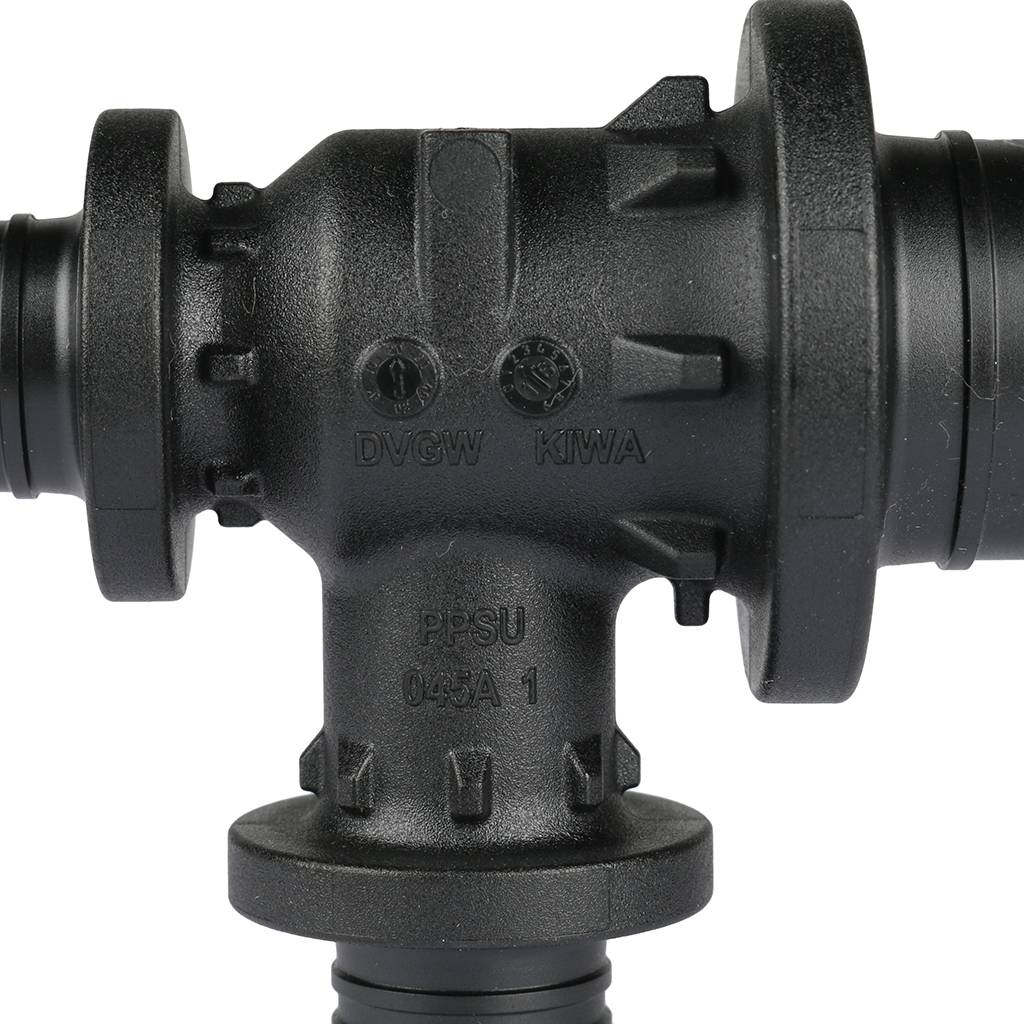 Тройник РЕХАУ RAUTITAN с уменьшенным боковым и торцевым проходом 32-20-20 PX, 11600861001