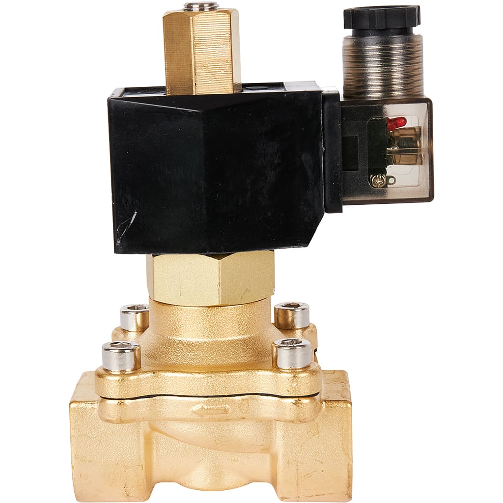 Клапан электромагнитный (соленоидный) двухходовой РОСМА СК-21-20 нормально открытый НО, АС 220В,G3/4, Ду20, 00000012957