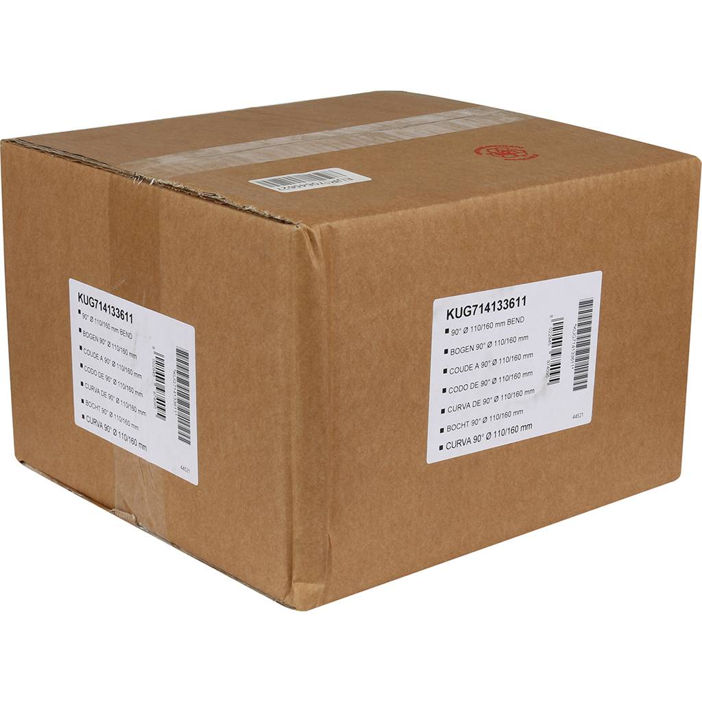 Коаксиальный отвод Baxi KHG 87°, 110/160мм, HT, KUG71413361-