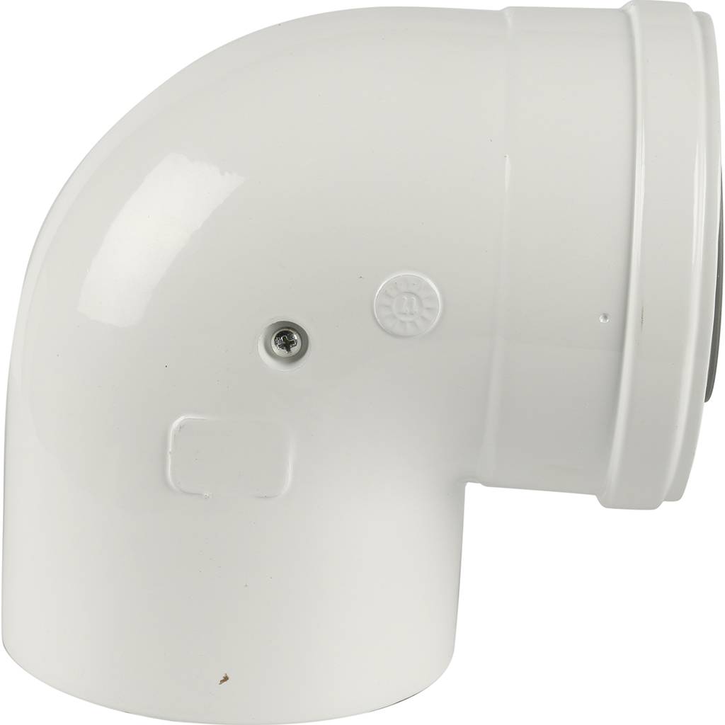 Коаксиальный отвод Baxi KHG 90°, диам. 125/80, HT