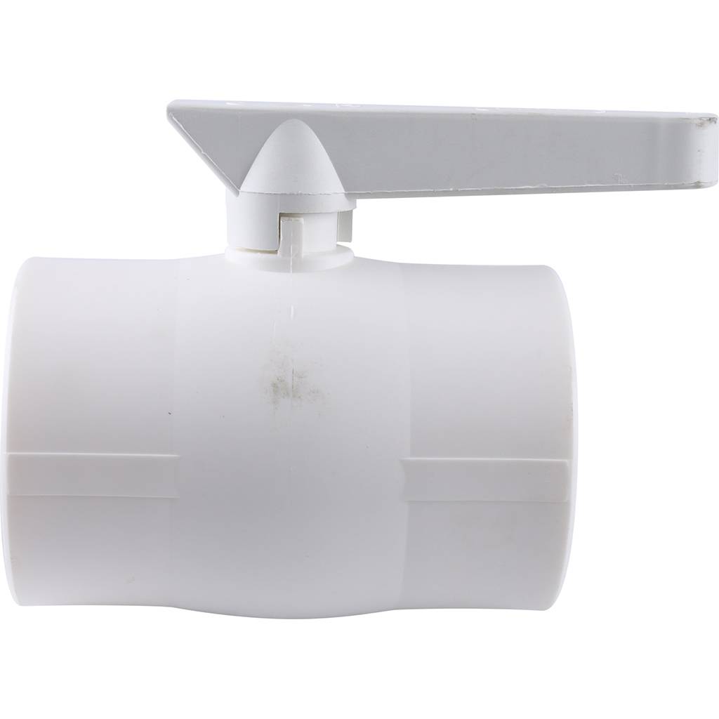 Кран шаровой Kalde d=75 для полипропиленовых труб под сварку (цвет белый)