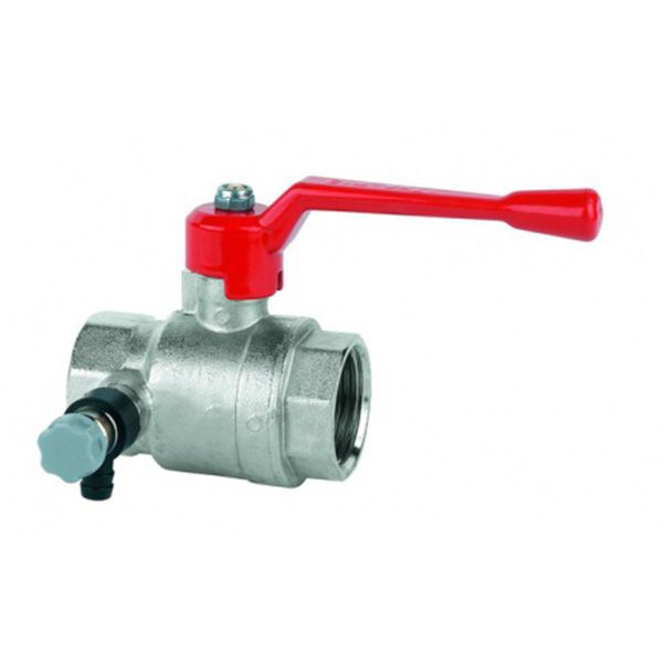 Кран шаровой Cimberio 200 2 серии Т14 полнопроходной со сливом PN30 ВВ рычаг, CIM 200 2