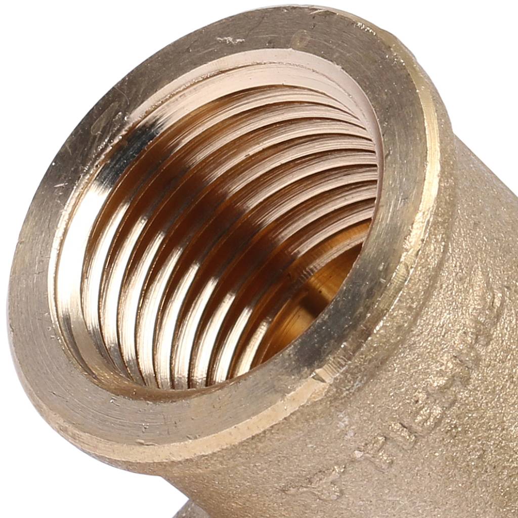 Угольник TIEMME НВ 1/2х1/2 для стальных труб резьбовой, 1500004