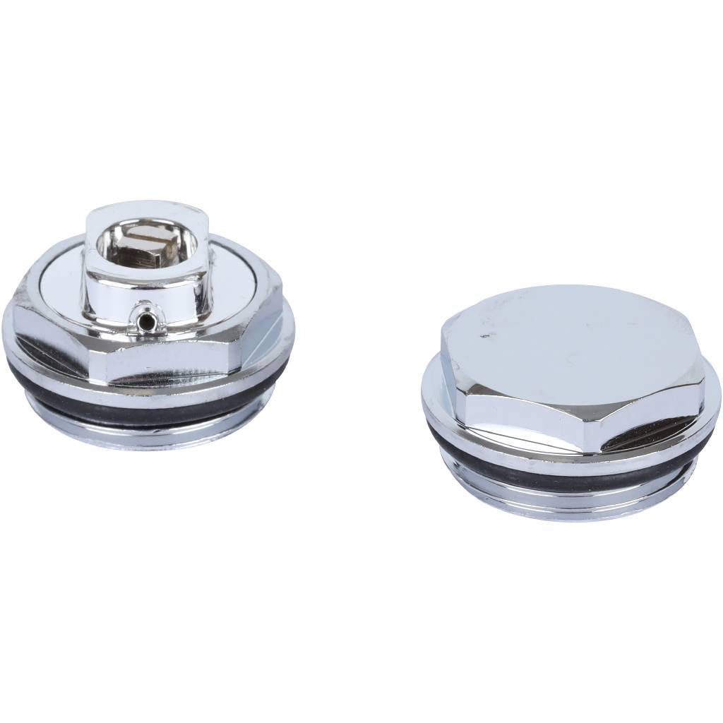 Присоединительный набор для радиатора Global 011048 07 Global KIT 3/4 (цвет cod.07 grigio scuro opaco mettalizzato (черный)), A048KIT3/407