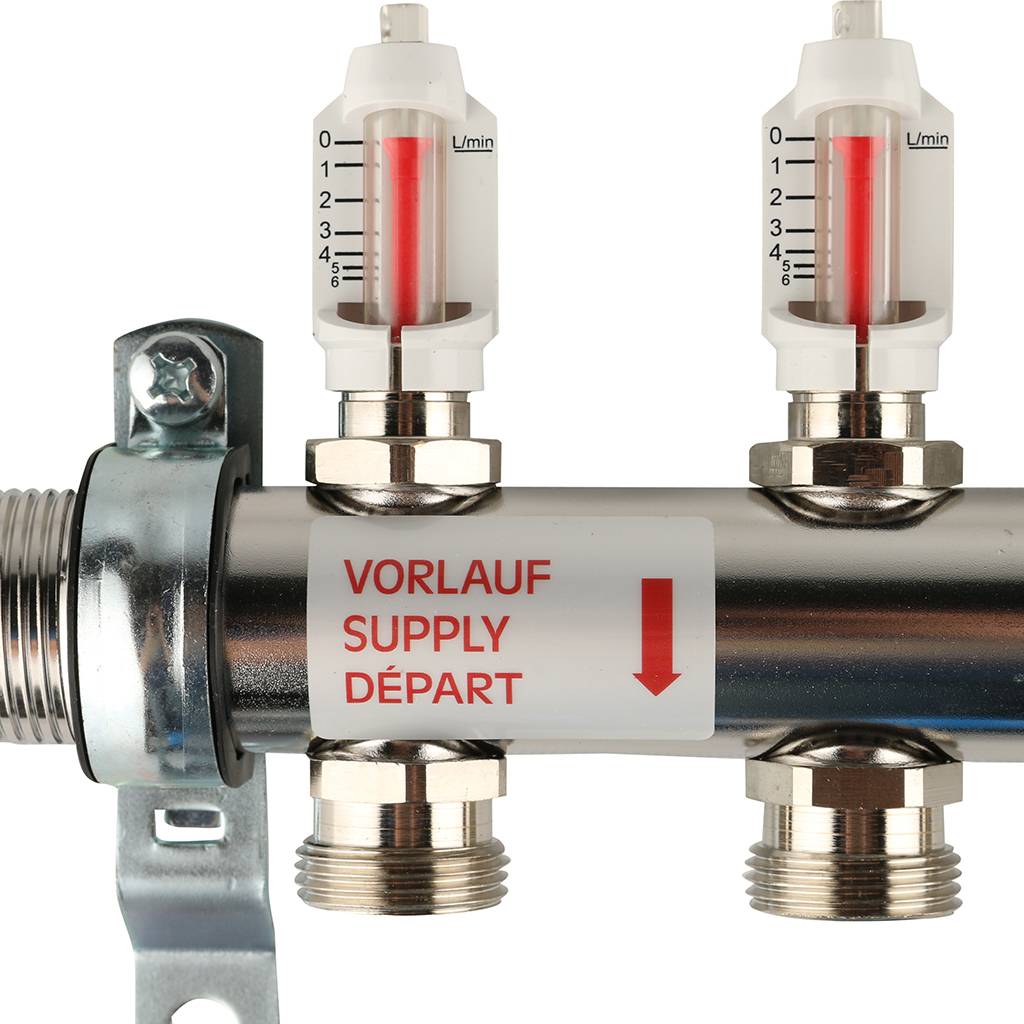Распределительный коллектор РЕХАУ HKV-D на 5 контуров (нерж .сталь)