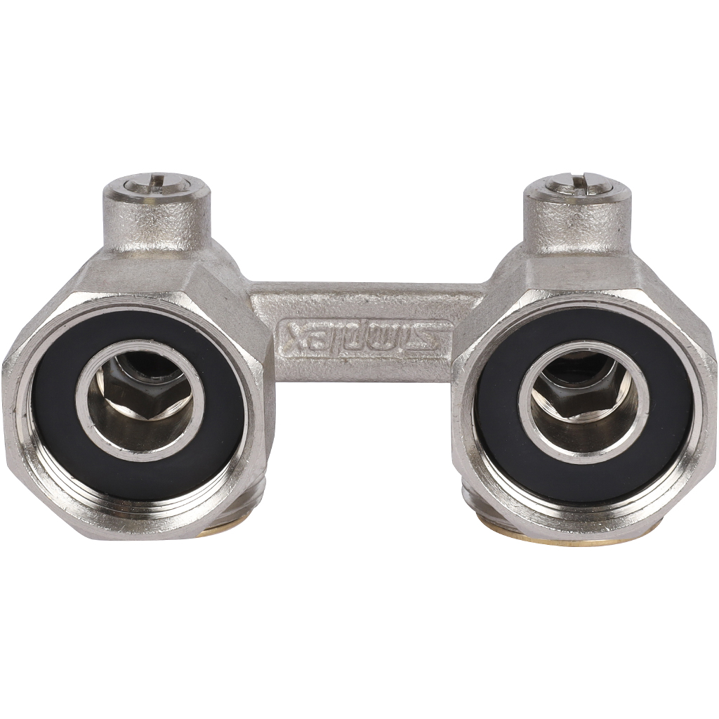 Узел нижнего подключения для радиаторов Meibes Standart line Тип E2/50 угловой, 3/4 НPx3/4 HP, F10017