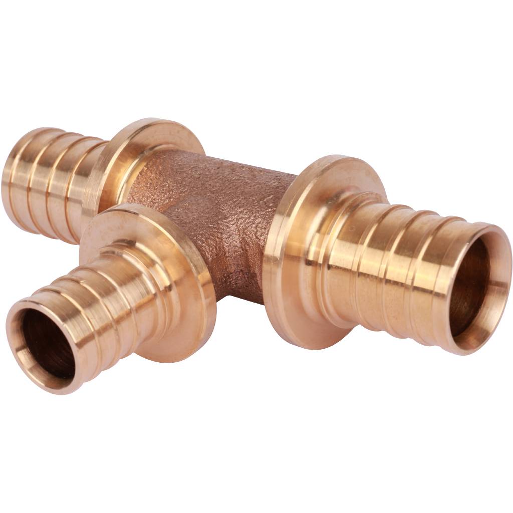 Тройник РЕХАУ RAUTITAN PLATINUM с уменьшенным боковым проходом 32-25-32 RX для труб из сшитого полиэтилена аксиальный