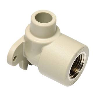 Колено с внутр. металл. резьбой и настен. крепл. наруж. Ekoplastik ППР 20х1/2x90°, SNK120XRCT