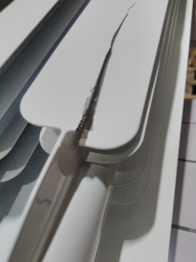 Уцененный товар (сломаны секции  (БОЙ СКЛАДА)): Радиатор алюминиевый ROMMER Profi 500 8 секции (AL500-80-80-100) (RAL9016), RAL-1210-050008