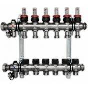Группа коллекторная Oventrop Multidis SF 6 со встроенными ротаметрами на 6 контуров, 1404356