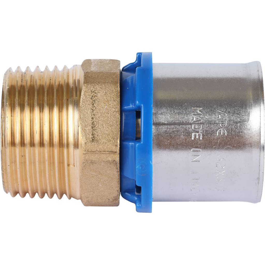 Переходник APE с наружной резьбой 1 х32 для металлопластиковых труб прессовой, ARL1010400