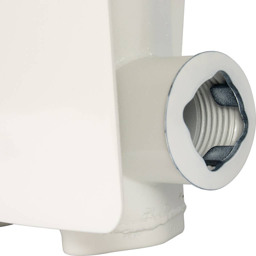 Радиатор алюминиевый Global ISEO 500 6 секций боковое подключение (белый RAL 9010), IS05001006