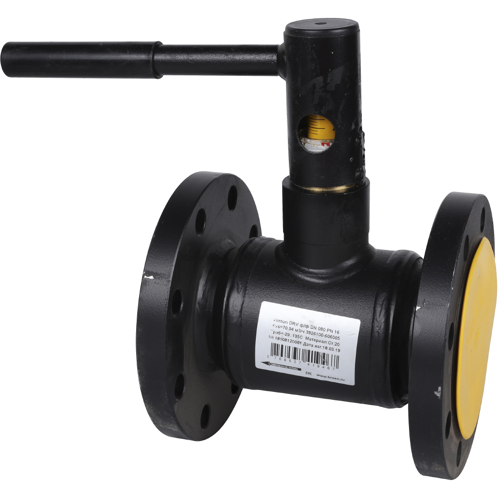 Клапан балансировочный БРОЕН Venturi DRV DN 080 PN 16 ручной фланцевый, 55510