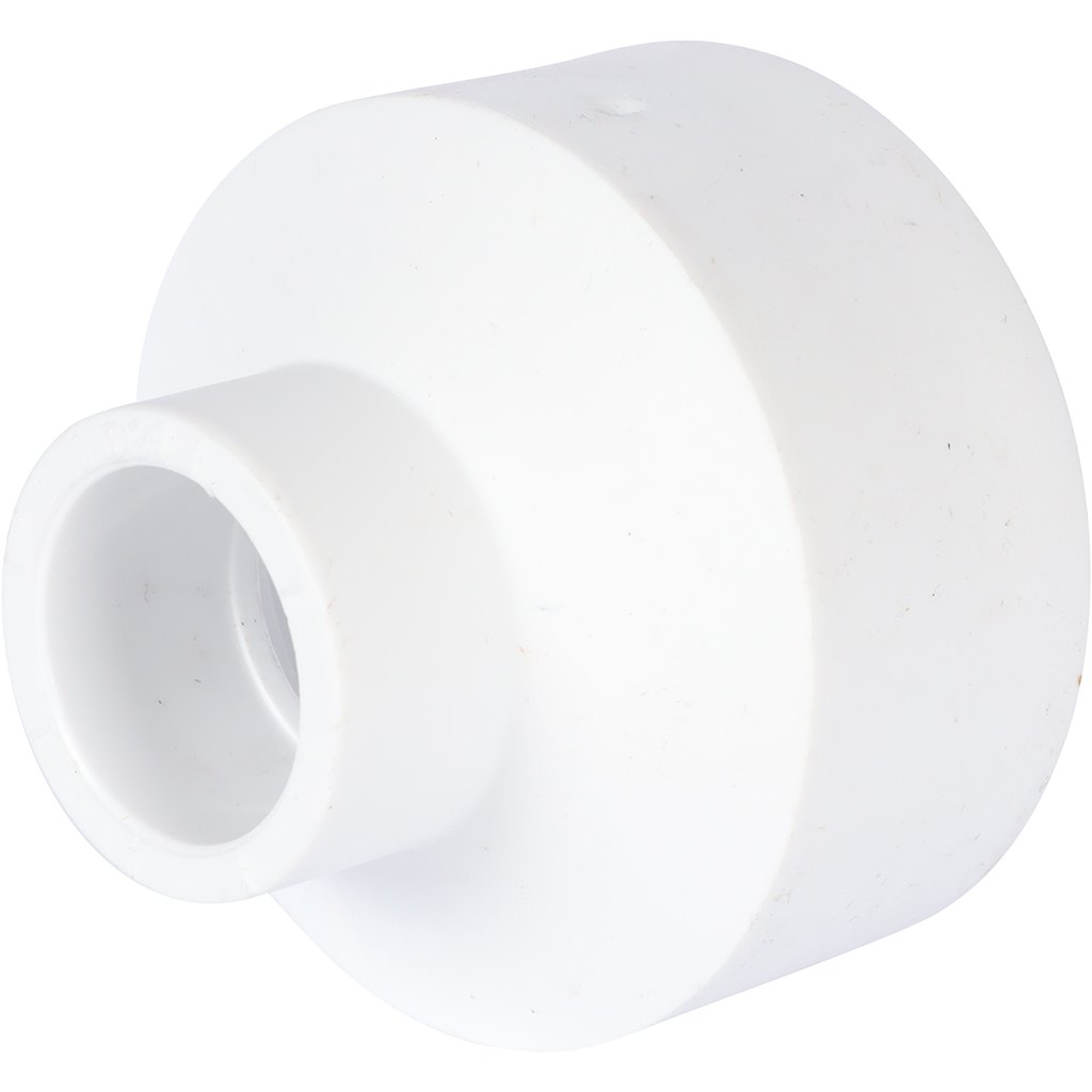 Муфта переходная Политэк 50х25 внутр./внутр. для полипропиленовых труб под сварку (цвет белый), 9000005025