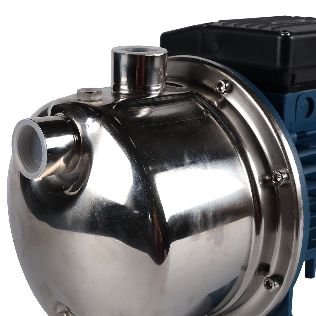 Насос поверхностный STOUT, корпус-нерж.сталь,раб.колесо-норил, Q-40л/мин, H-48м, SPJ-0003-000100