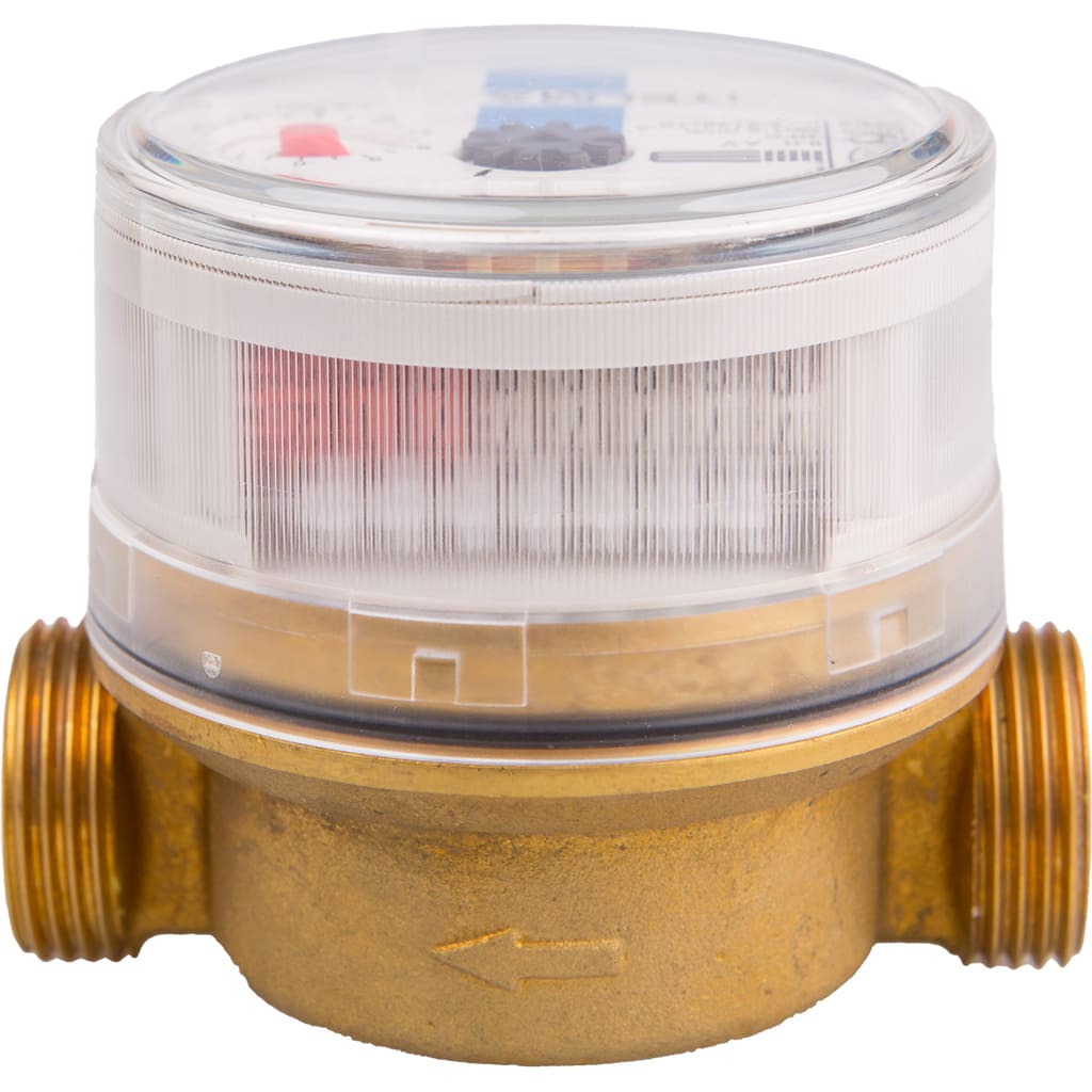 Счетчик холодной воды(Ду=15мм, L=80мм, Qном=1,5 м3/ч, импульсный выход ГЕРКОН, вес импульса =1 л), WFK24.D080-3-B-L-01-IP54