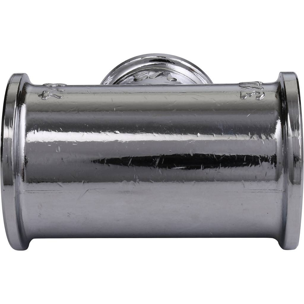 Тройник TIEMME 3/4х1/2х3/4 ВР хром, 1500596