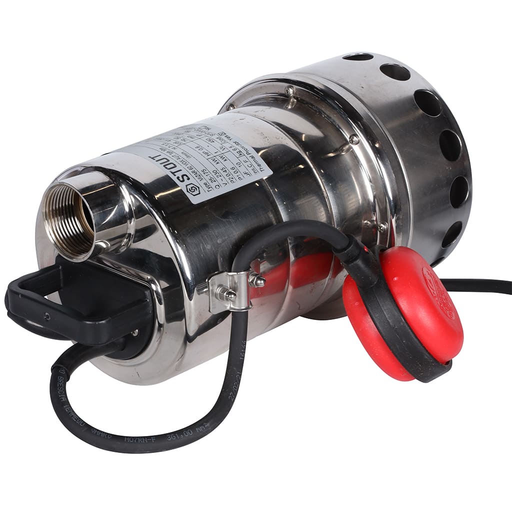 Насос дренажный STOUT с поплавком, кабель 10 м, 230V, Q=175 л/мин, H=7,5 м, SPD-0002-200450