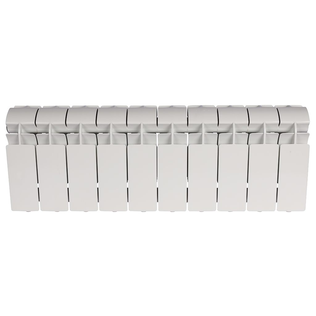 Радиатор алюминиевый Global VOX- R 200 10 секций боковое подключение (белый RAL 9010), VX02001010