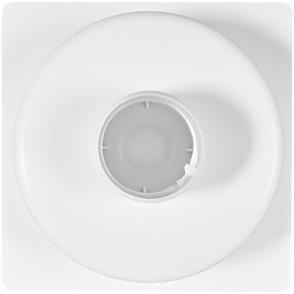 Трап нерегулируемый, прямой Sinikon металлическая решетка 150*150 (Белый) D 50