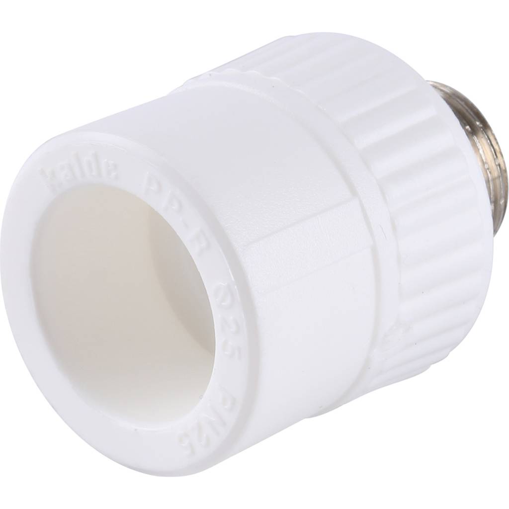 Муфта комбинированная Kalde наружняя резьба 25x1/2 для полипропиленовых труб под сварку, 3222-nmo-250b00