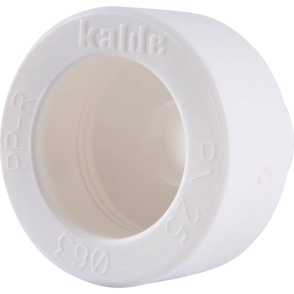 Муфта переходная Kalde 63x25 для полипропиленовых труб под сварку (цвет белый)